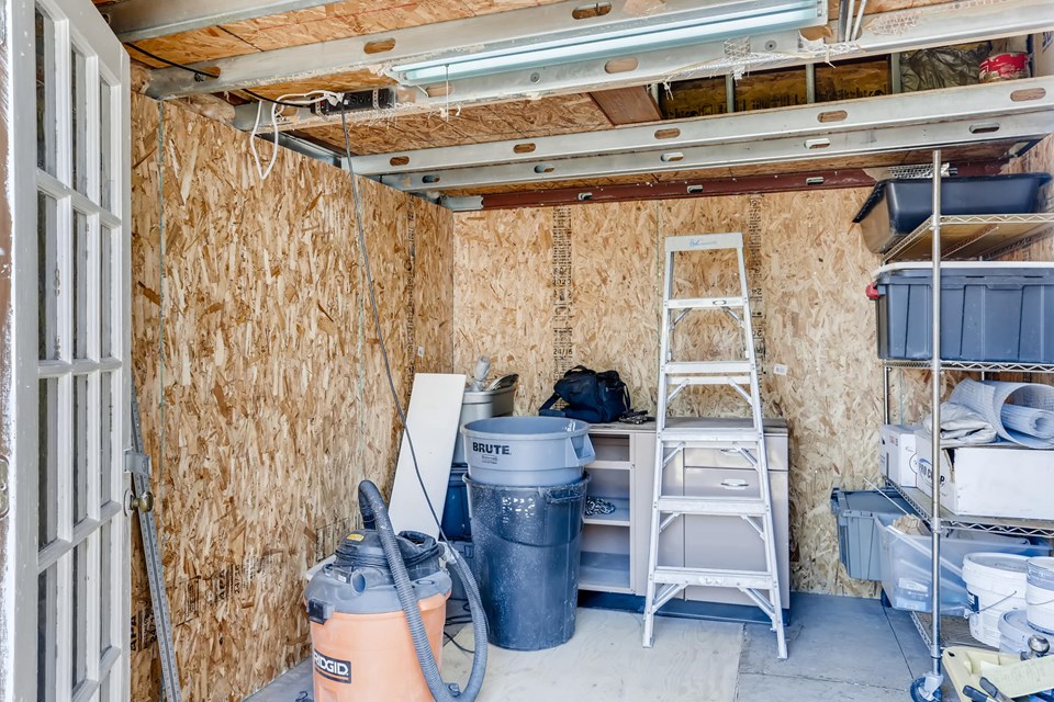 interior storage shed